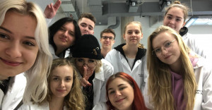 Spotkania u Chemików w kampusie UwB z udziałem białostockich uczniów