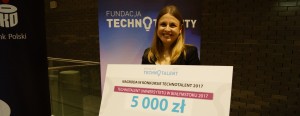 Dr Magdalena Siemieniuk, „Technotalent UwB 2017” - Organizm jest jak czarna skrzynka 
