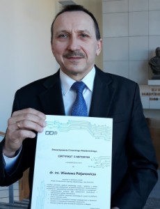 Certyfikat e-metodyka dla dr. inż. Wiesława Półjanowicza