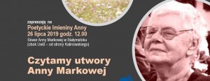 Poetyckie Imieniny na Skwerze Anny Markowej