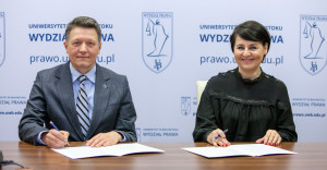 Wydział Prawa UwB oraz I Liceum Ogólnokształcące w Białymstoku podpisały umowę patronacką